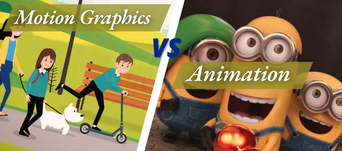 motion graphic design vs animation